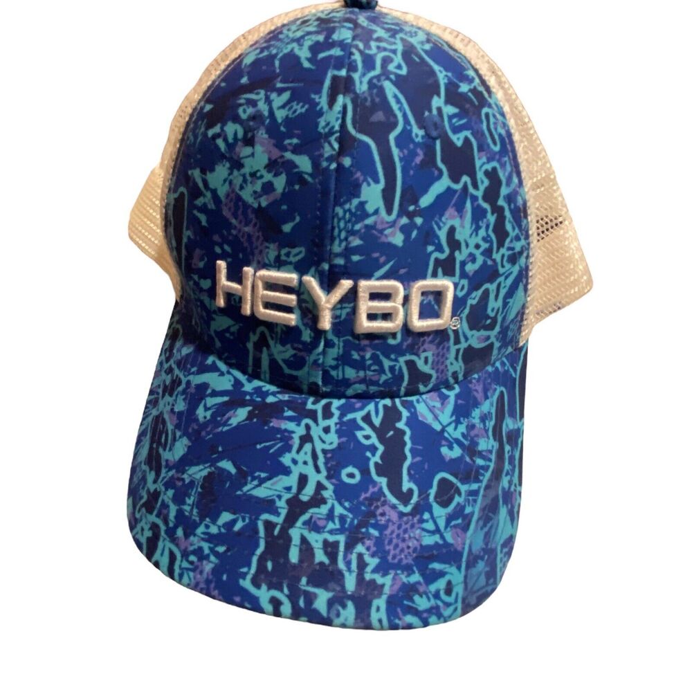 Heybo Mens Hat Outdoors Evterra Skinny Water Camo Adjustable Mesh Back Trucker